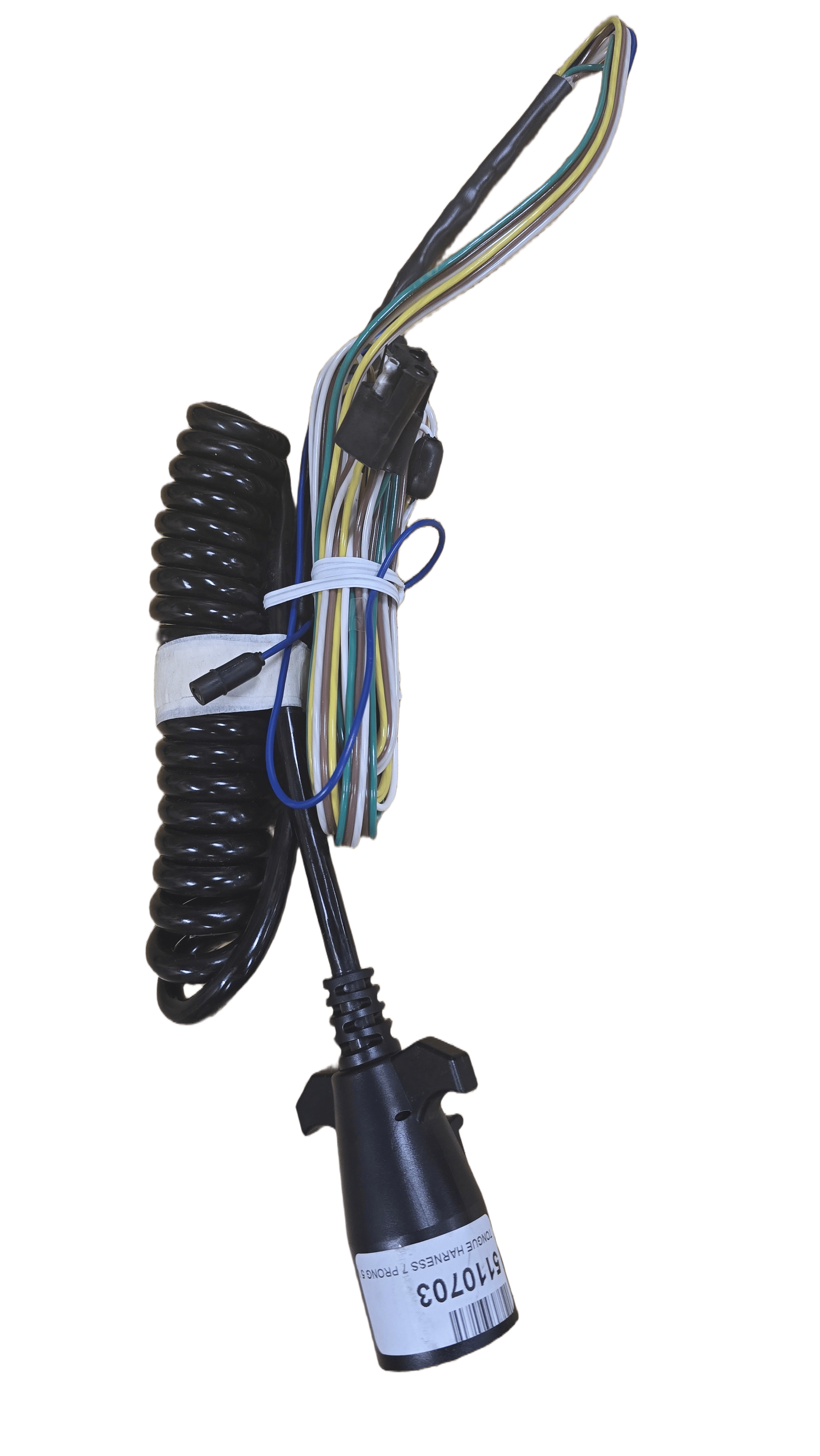 Shorelander 5110703 Tongue Harness - 7 Prong 5 Wire FG 120 Inch | Hanna Trailer Supply